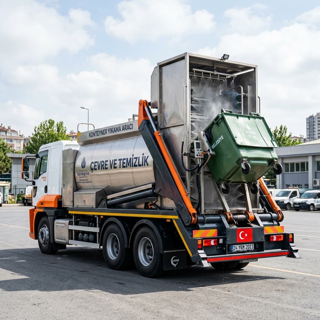 Container Washing & Disinfection Vehicle