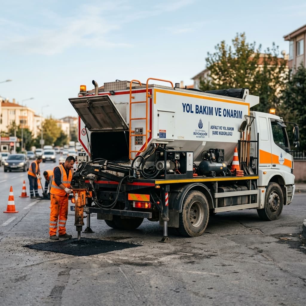 Asfalt Tamir ve Bakım Aracı