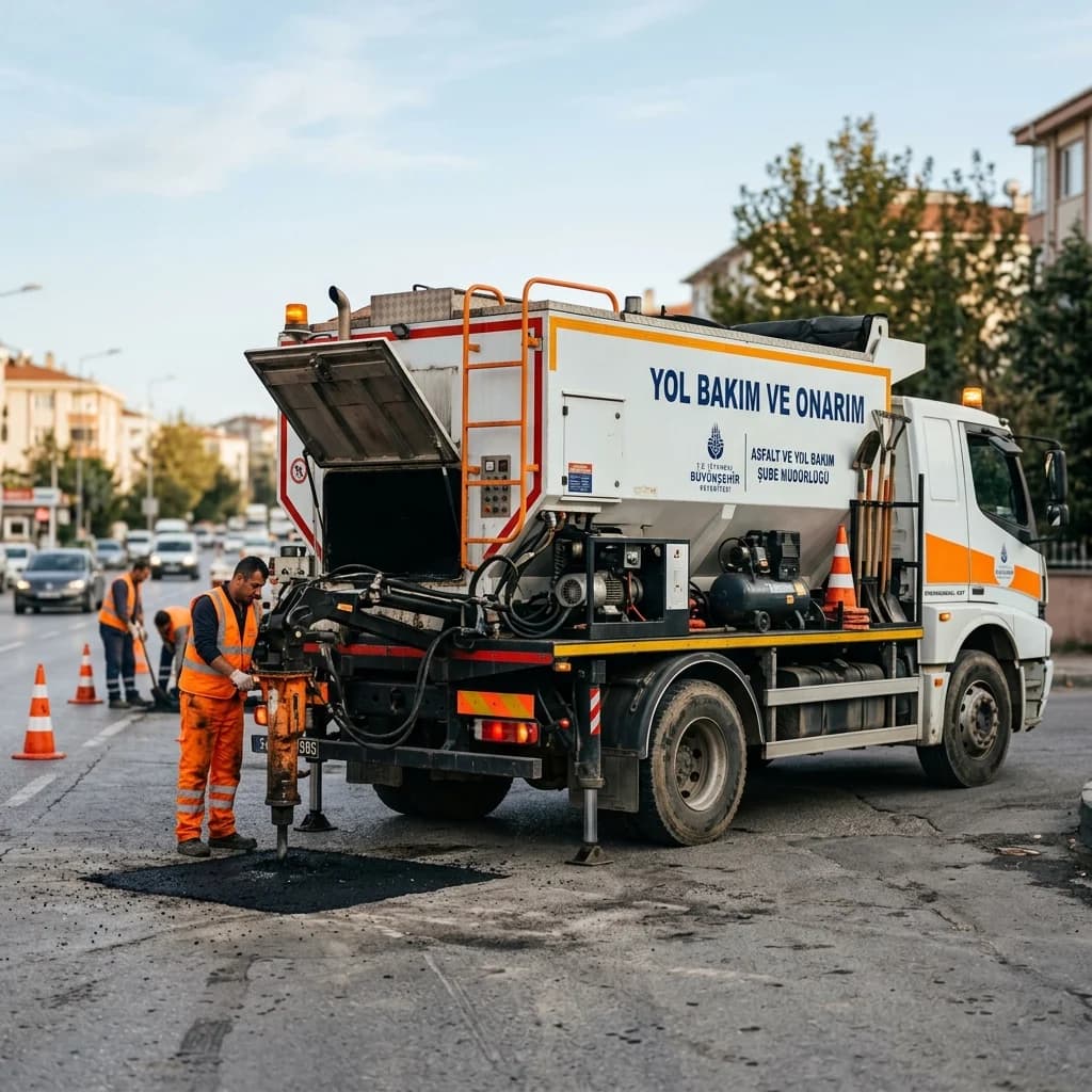 Asfalt Tamir ve Bakım Aracı